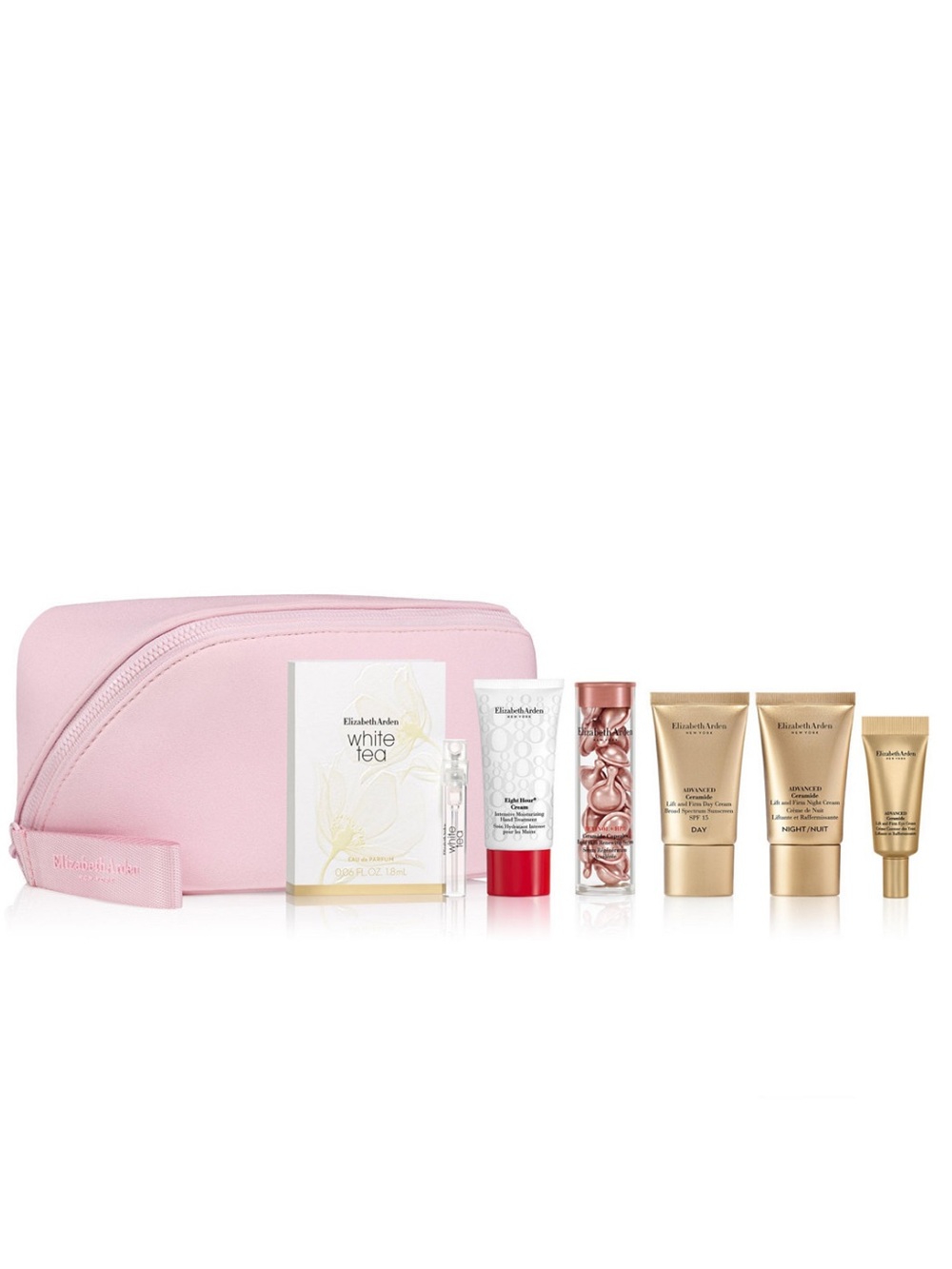 Elizabeth Arden Skincare Gift Set with Pink Pouch